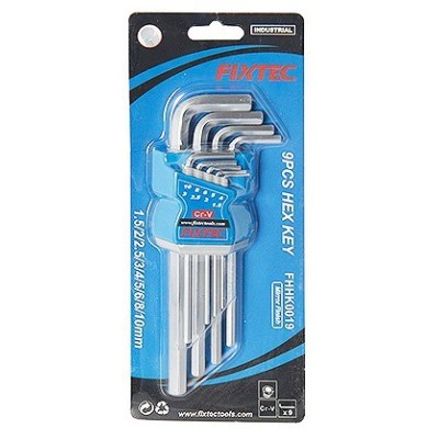 CLE MALE SIX PANS JEU DE 9 PIECES COURT FIXTEC